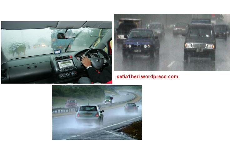 tips berkendara mobil saat hujan