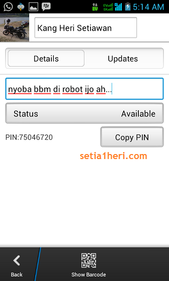 profil picture BBM for android