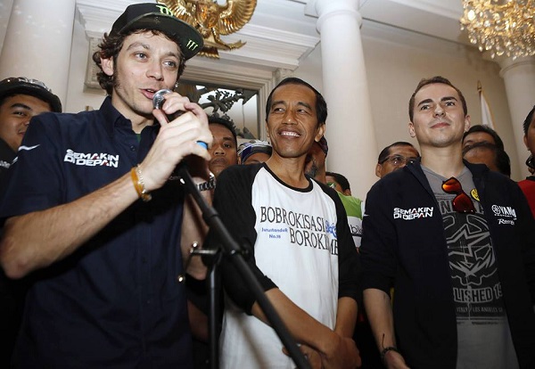 Kunjungan di Januari 2014 oleh duo rider Yamaha MotoGP Valentino Rossi dan Jorge Lorenzo bersama Presiden Joko Widodo yang saat itu menjabat sebagai Gubernur DKI Jakarta