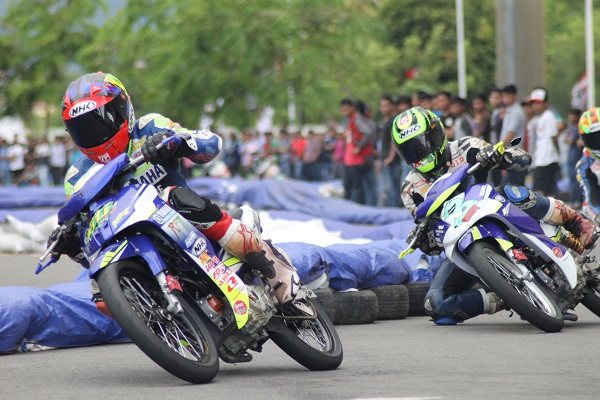 Zefri Adi pemenang YCR 1 dan YCR2 Seri 2 Yamaha Cup Race di Aceh