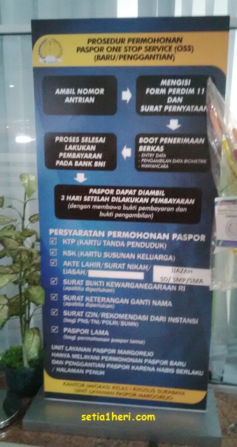 prosedur pelayanan paspor di ULP Surabaya