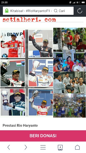 Rio Haryanto pembalap talenta GP 2 asal Indonesia
