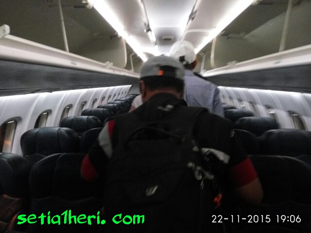 interior pesawat ATR Wings Air Surabaya-Jogja