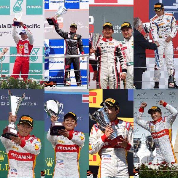 prestasi juara Rio Haryanto di GP2 dan GP3