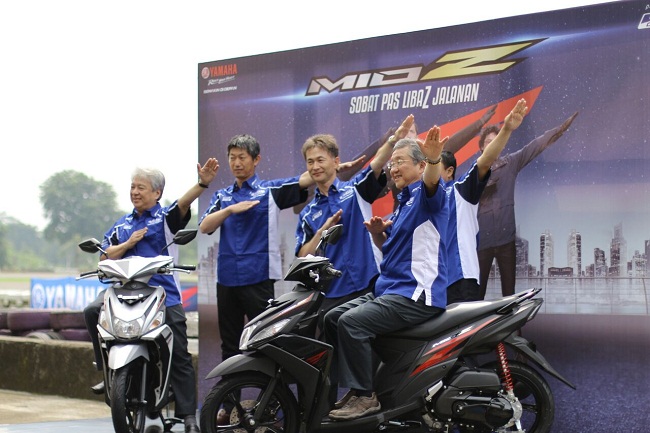 Management PT Yamaha Indonesia Motor Manufacturing (YIMM) saat press conference Mio Z (1)