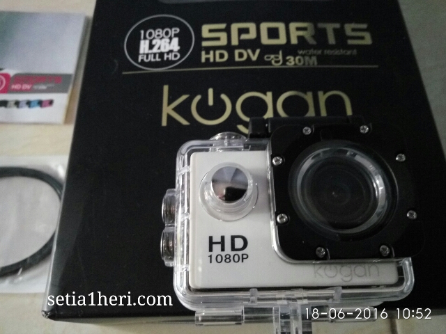 Action Cam murmer Kogan Sport HD 1080P (12 MP) versi 2016~05