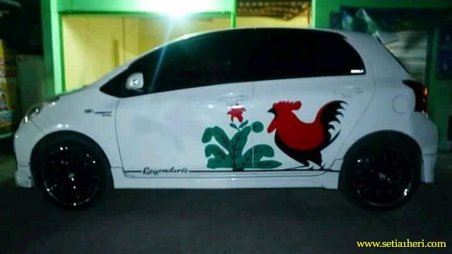Kumpulan gambar modifikasi livery "Mangkok" Ayam Jago di dunia otomotif...hehehe