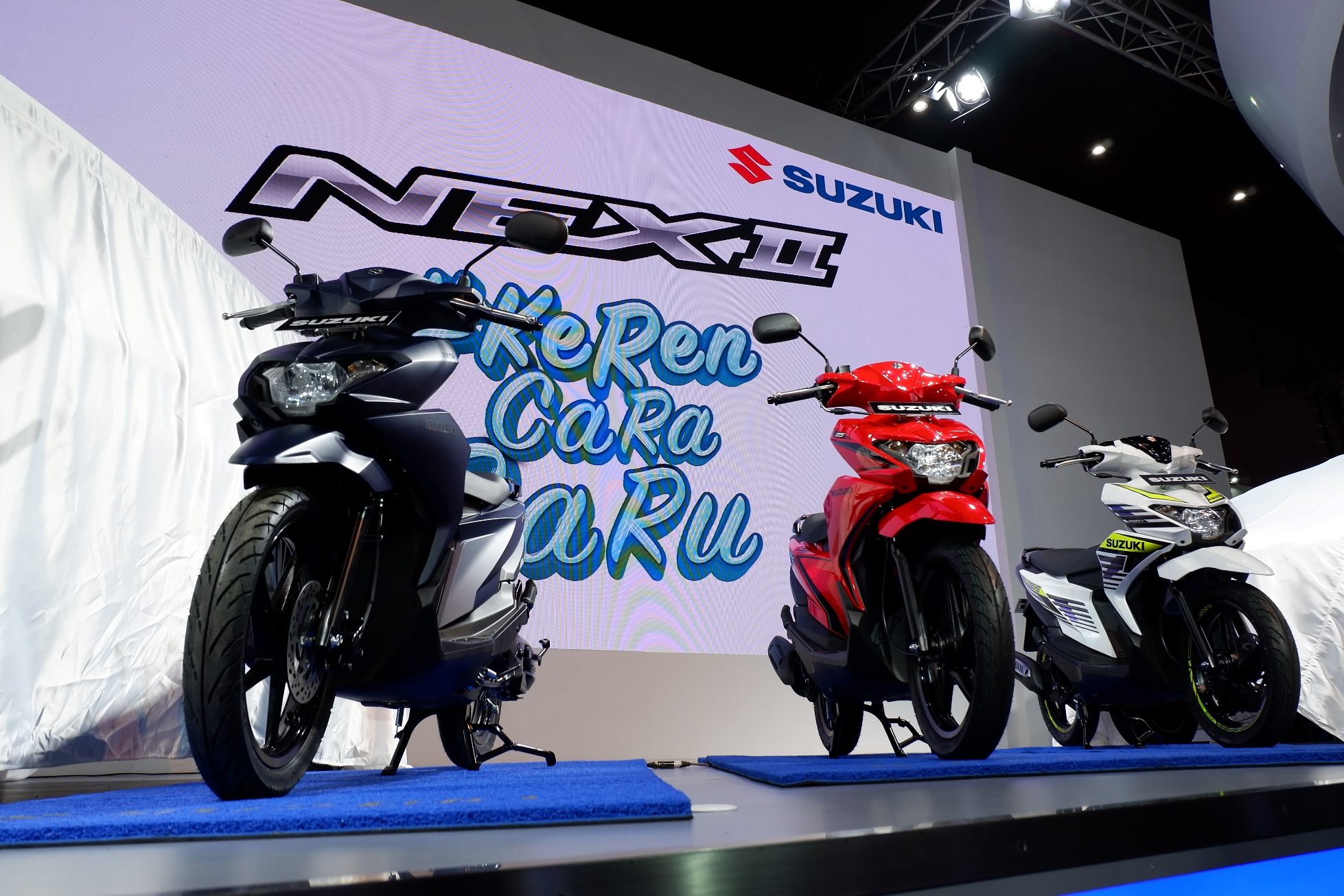 Penampakan motor Suzuki Nex II dan Variannya tahun 2018