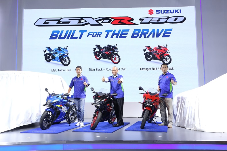 Pilihan warna dan stripping baru Suzuki GSX R150 tahun 2018, lebih stylish brosis...