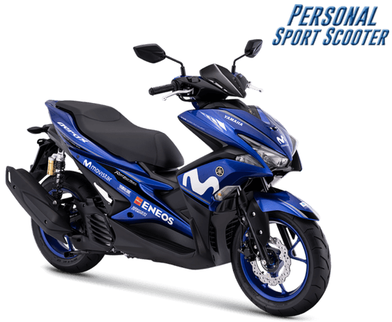 Harga Yamaha Aerox R livery Movistar Yamaha MotoGP tahun 2018