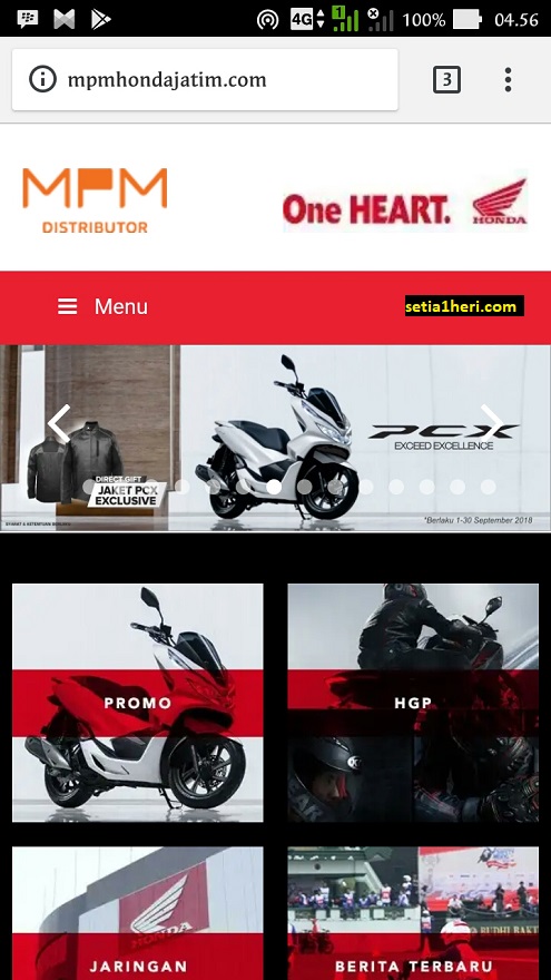 website resmi sepeda motor honda di jawa timur