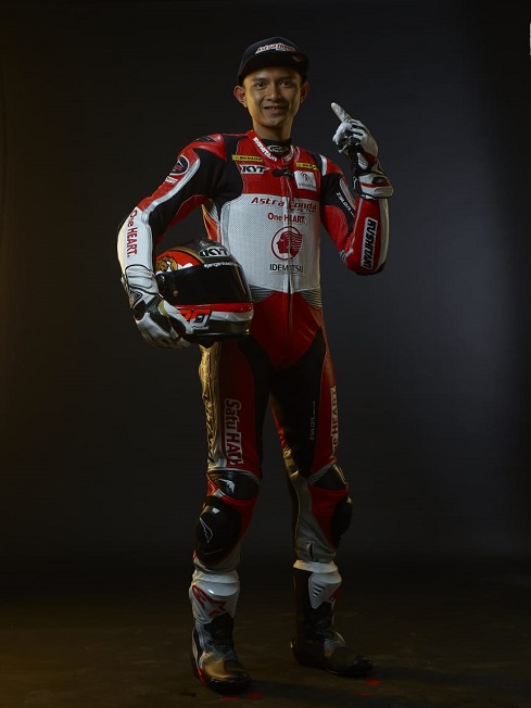 Dimas Ekky siap berlaga di GP Moto2 2019 bersama Idemitsu Honda Team Asia