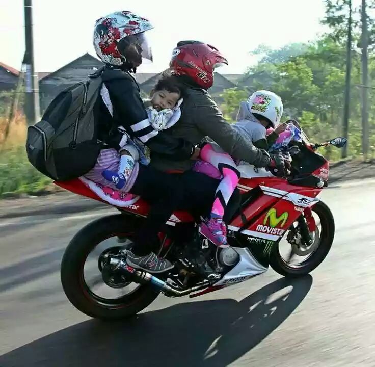 6 jenis biker motor berkeliaran di Indonesia, sampeyan nomor berapa ? ...hehehe