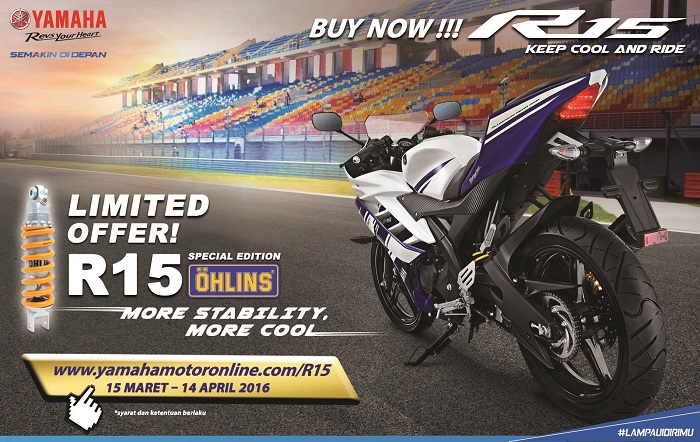 Booking Online YZF-R15 Ohlins Special Edition
