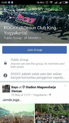 Facebook Roeson RX King Jogjakarta aliaa Rocky