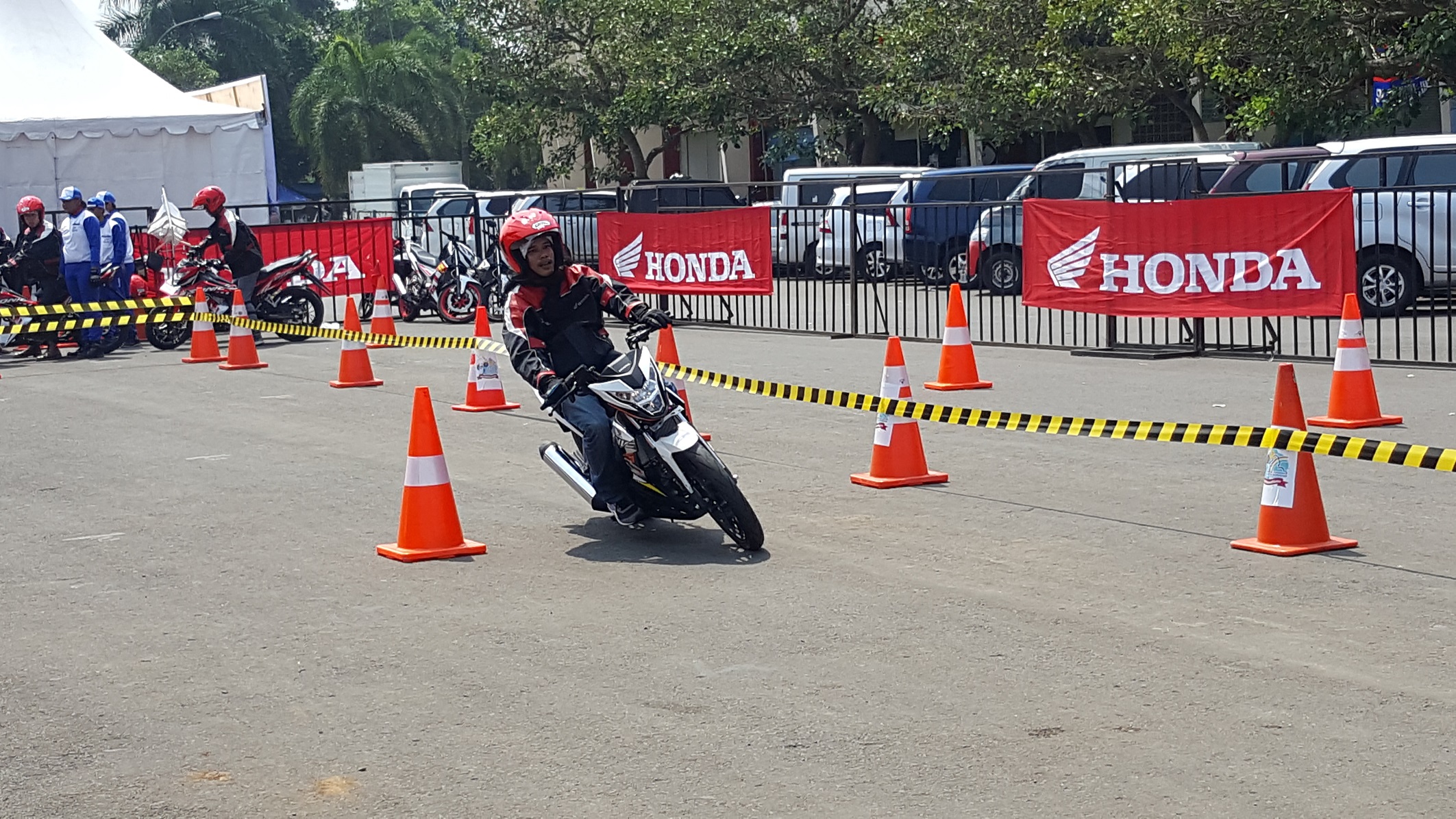 kompetisi gymkhana di Honda Sonic Infastion di Malang 2016