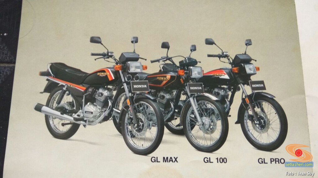 Ini beda Honda GL Max GL 100 dan GL Pro brosis 