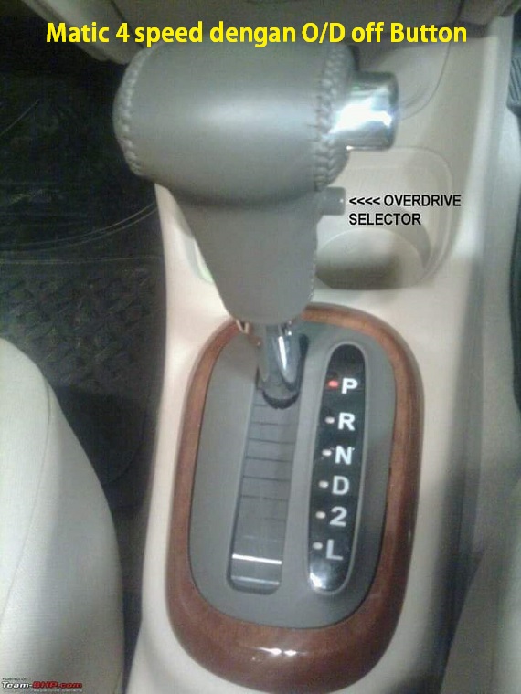 Matic 4 speed dengan OD off Button