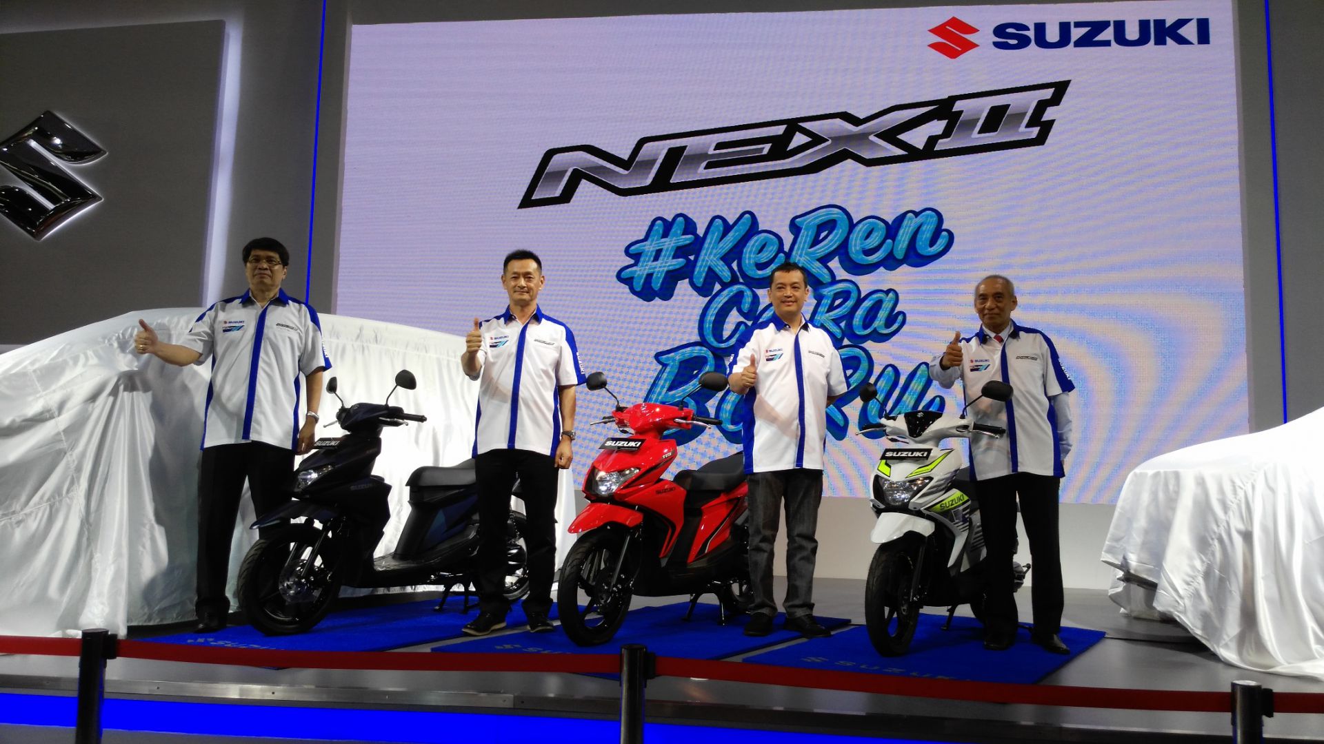 Penampakan motor Suzuki Nex 2 dan 5 Variannya tahun 2018