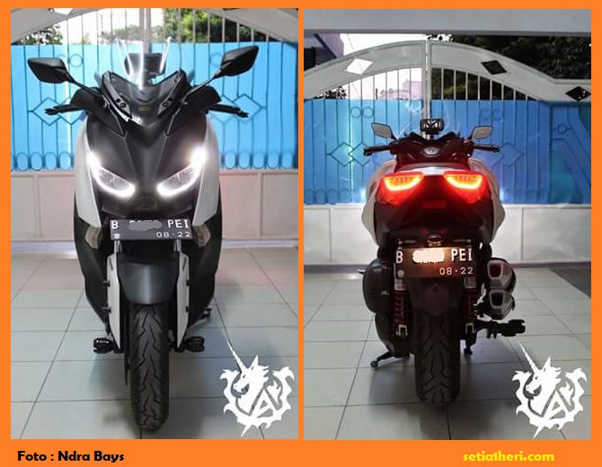Pengalaman rider Yamaha Xmax pakai busi brisk premium, veloscope dan filter ferrox
