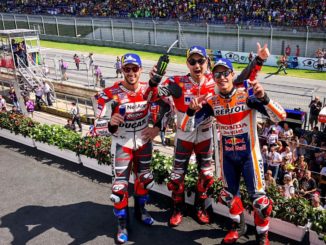 Hasil Moto GP Austria 2018 yakni lorenzo, marquez dan dovi