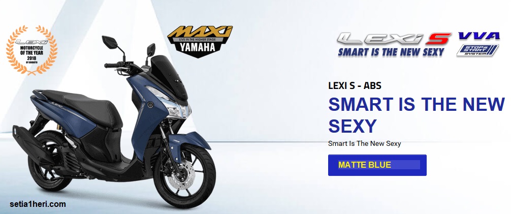 Pilihan varian Yamaha Lexi S versi ABS tahun 2018, berikut harganya brosis
