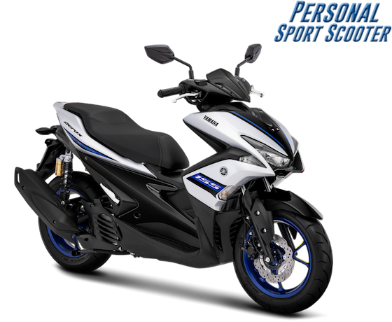 Pilihan warna baru Yamaha Aerox 155 VVA tipe R tahun 2018 warna putih atau silver
