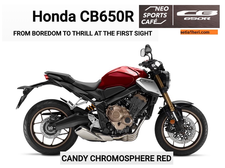 Honda CB650R tahun 2019 dengan 2 pilihan warna (2)