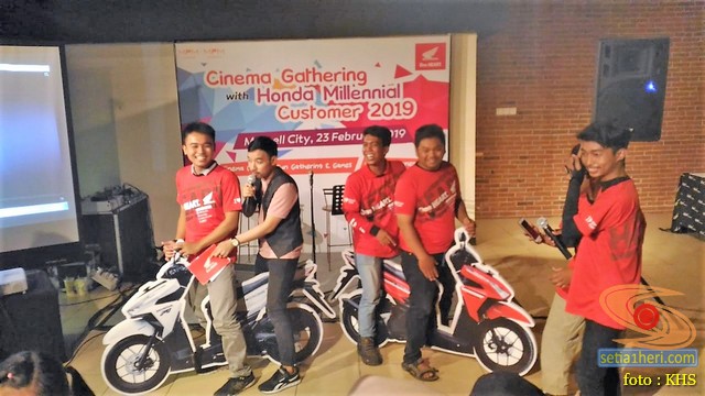 Serunya Cinema Gathering with Honda Millenial Customer 2019 di Marvell City Surabaya (5)