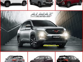 Pilihan warna mobil SUV Wuling Almaz tahun 2019