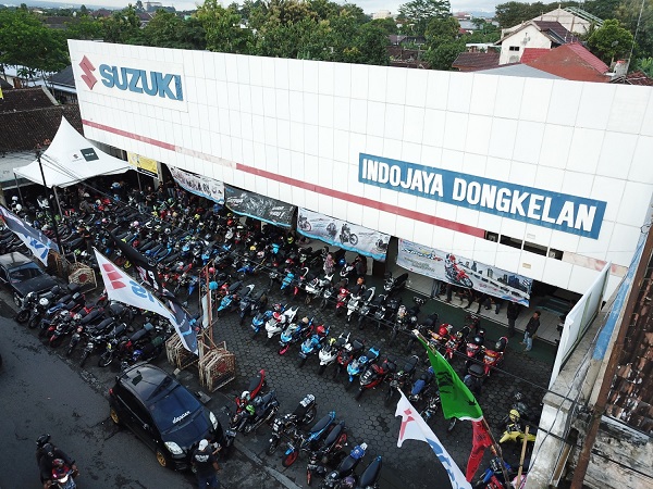 Ratusan Bikers Suzuki Yogyakarta nikmati Suzuki Saturday Night Ride tahun 2019