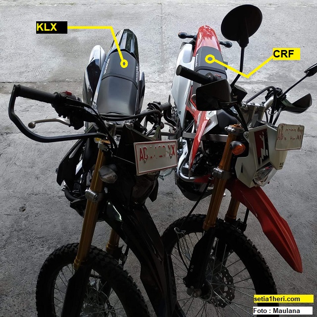 Kelebihan dan kekurangan Kawasaki KLX 150 versus Honda CRF150L