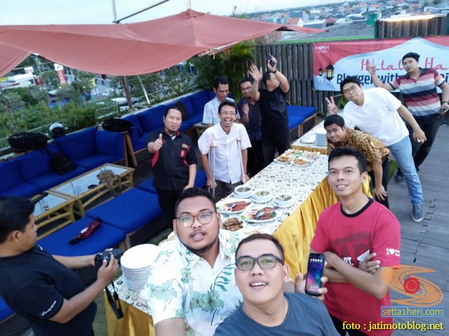 Halal bihalal blogger dan vlogger bersama MPM Honda Jawa Timur tahun 2019
