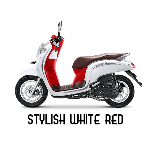 Ada Honda Scoopy warna merah putih di tahun 2019