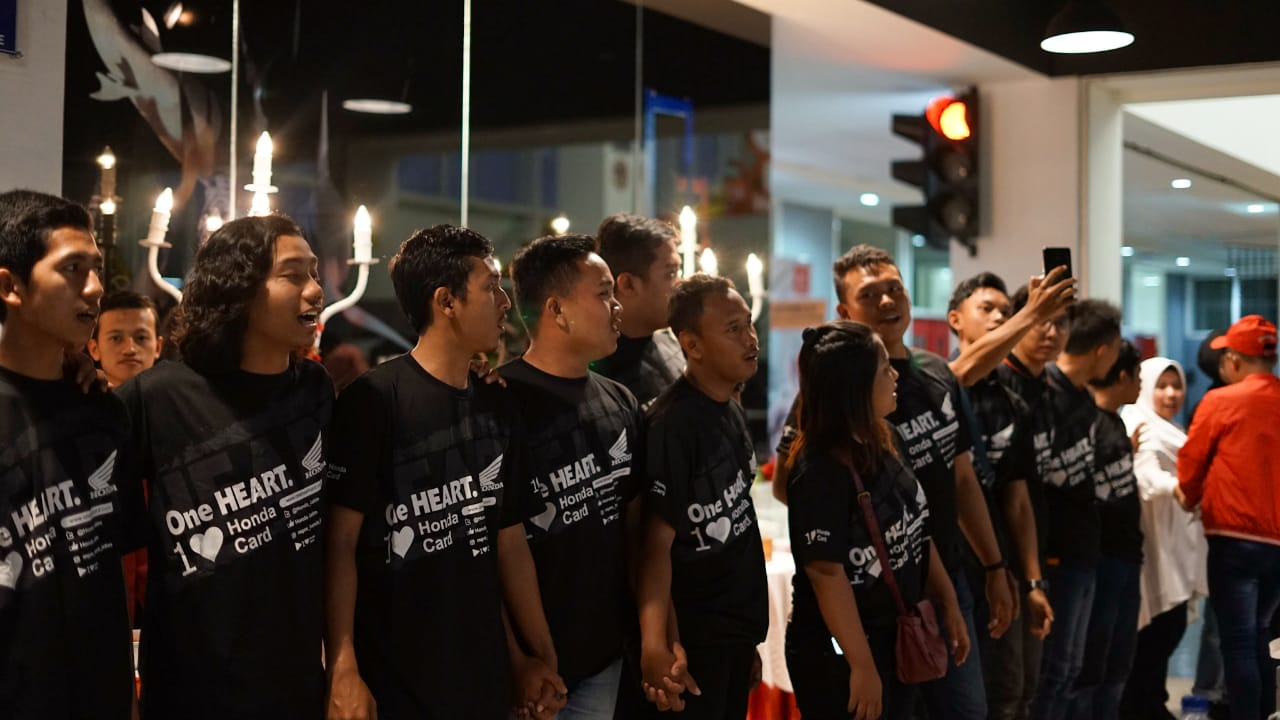 Konsumen Milenial Honda diajak jalan-jalan interaktif di MPM Part Centre Sedati Sidoarjo