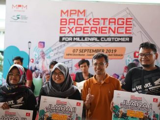 Konsumen Milenial Honda diajak jalan-jalan interaktif di MPM Part Centre Sedati Sidoarjo