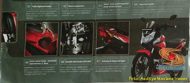 Brosur Iklan jadul Honda CS1 tahun 2008 silam