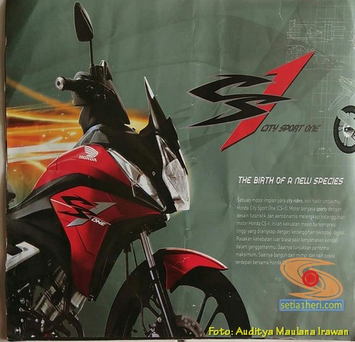Brosur Iklan jadul Honda CS1 tahun 2008 silam