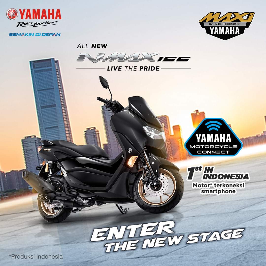 Yamaha NMAX 2020 dengan fitur teknologi bluetooth 