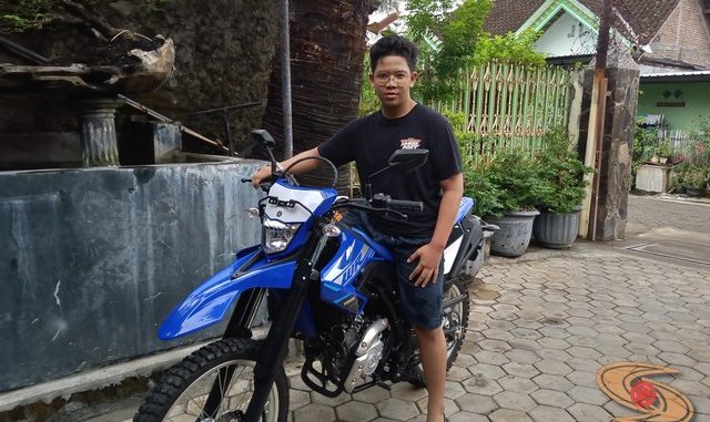 Selamat Bro Zakky, Pemilik Pertama motor trail Yamaha WR 155 R di Ngawi, Jawa Timur