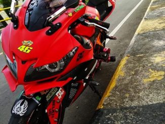 Kumpulan modif Yamaha R15 warna merah meronah brosis..