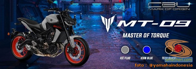 Moge CBU Yamaha MT-09 Tahun 2020