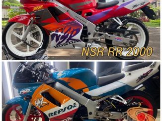 Dilego motor lawas Honda NSR RR Astra tahun 2000 dan Honda NSR 150 SP