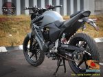 Modif simpel Honda Megapro New jadi motor naked yang kerenn gans.. (4)