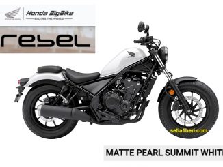 Matte Pearl Summit White, warna baru moge Honda Rebel tahun 2021