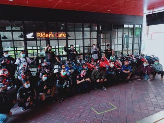 Kopdar NgabubuRide Prokes 2021 Komunitas Honda CBR di MPM Riders Cafe Surabaya.