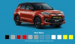 warna Toyota Raize tahun 2021