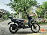 Modifikasi Yamaha X-Ride pakai tubular dan shock tinggi