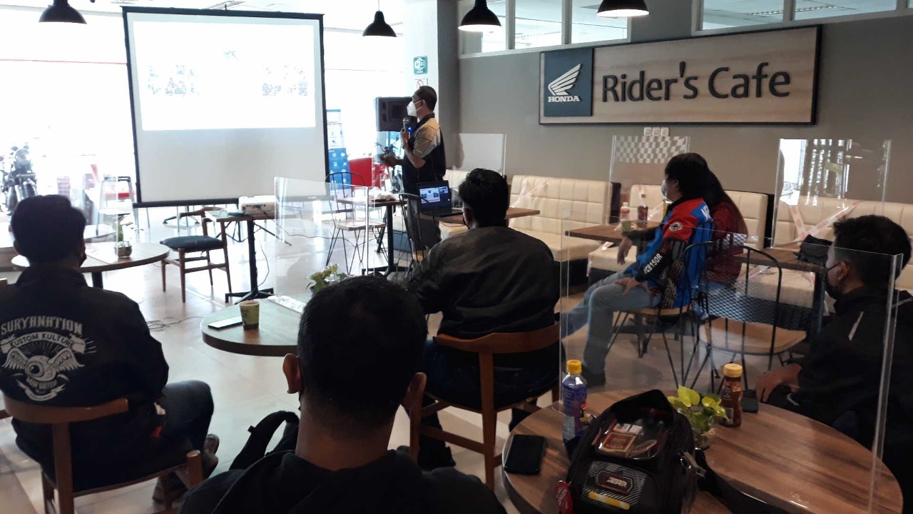 Komunitas biker Honda Malang gelar Bedah Teknologi Honda CB150X dan Gathering (4)