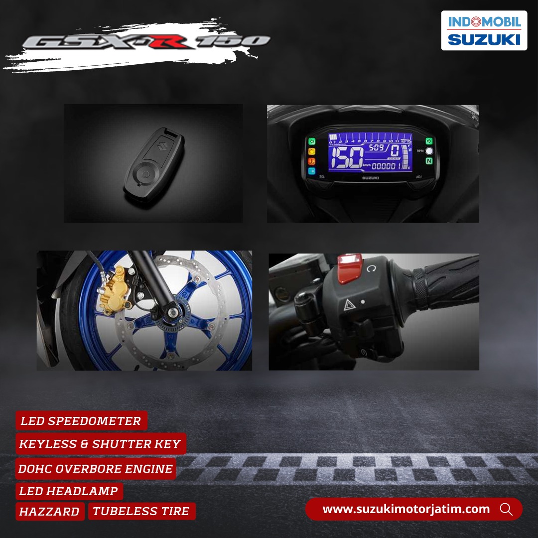 Modifikasi Suzuki GSX R150 livery Moto GP Mandalika gans...